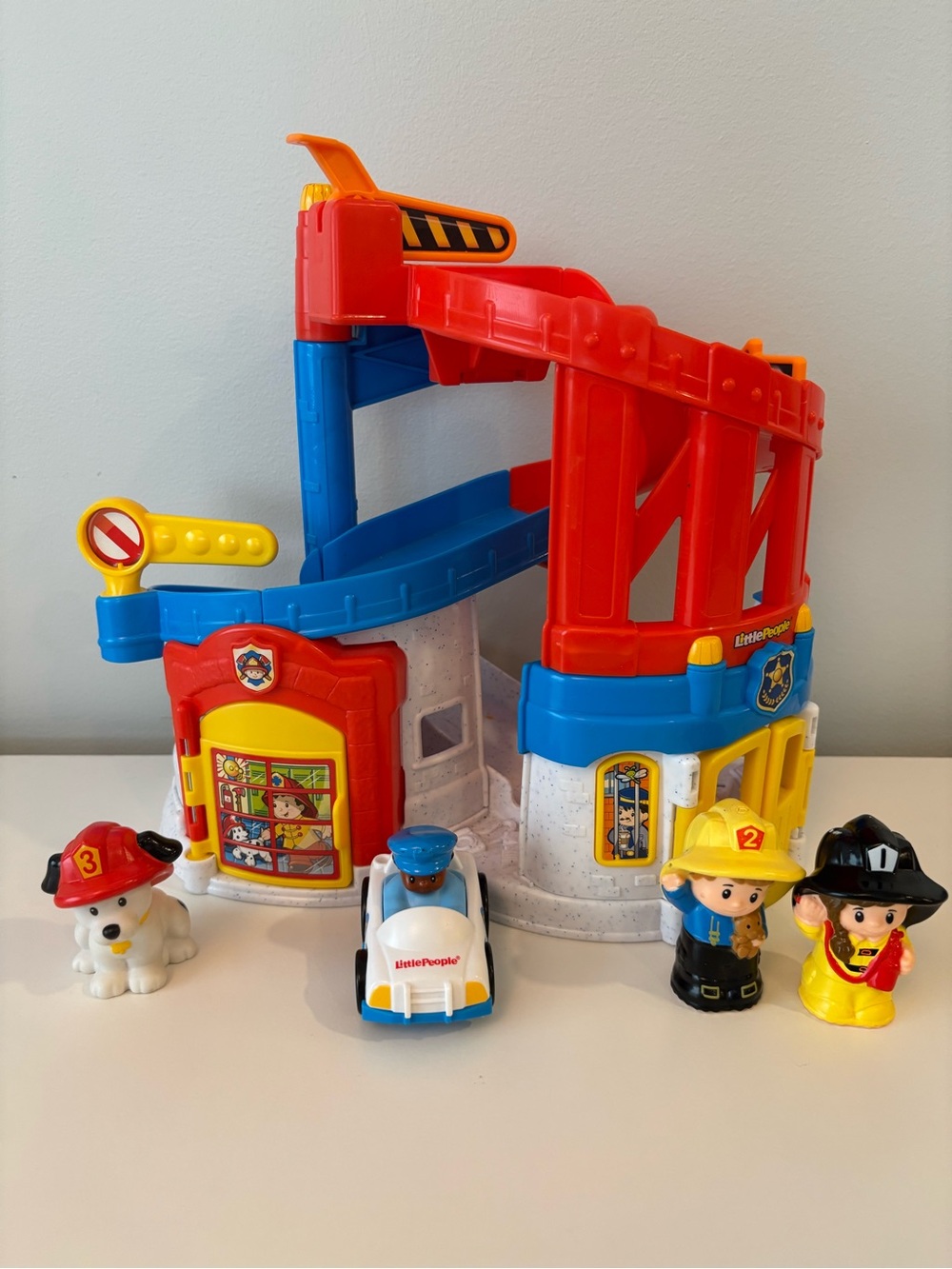 Little People- Police/Fire Rescue Station Playset